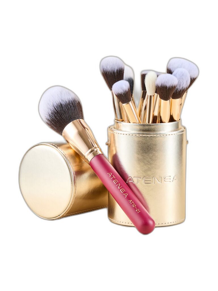 Kit de Brochas de Maquillaje Scarlet Rostro x 9 Pcs