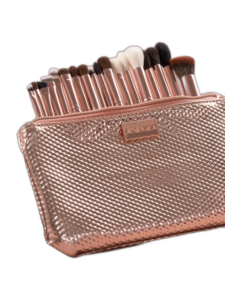 Kit de Brochas de Maquillaje Coral Life x 18 Pcs